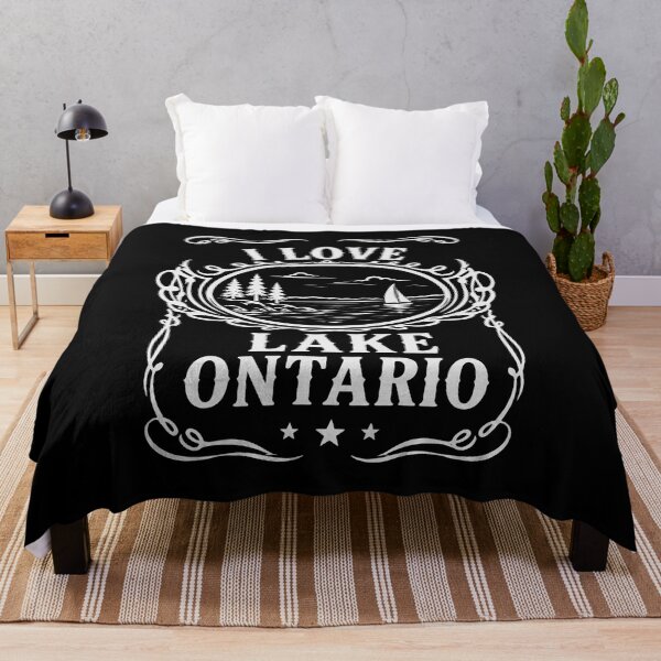Item preview, I Love Lake Ontario Great Lakes Outdoors Fishing Camping Gift designed and sold by THREE LITTLE BEANS.