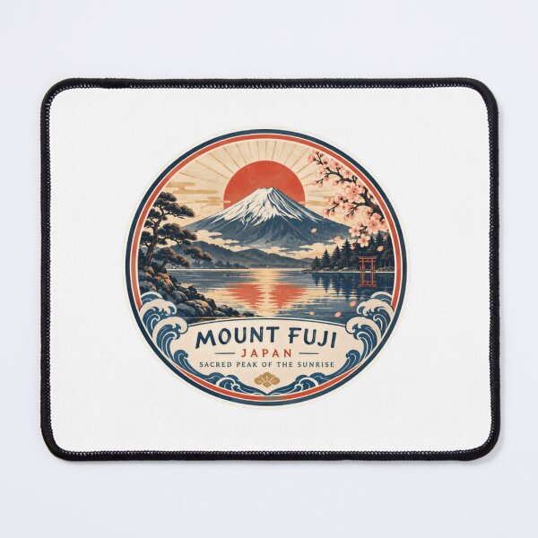 Item preview, Mount Fuji Japan Sacred Peak Of The Sunrise Travel Lover Gift designed and sold by Simsimah26Parks.