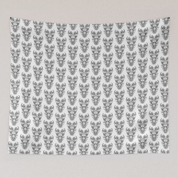Item preview, Fierce Black Dragon Tattoo Style Illustration with Bold Details designed and sold by laxxers.