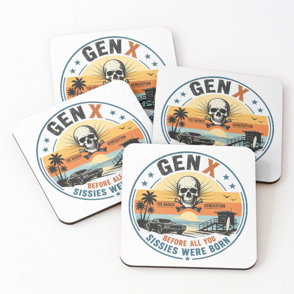 Item preview, Gen X The Badass Generation Before All You Sissies Were Born Generation X Pride Vintage Humor designed and sold by JonesFlora2025.