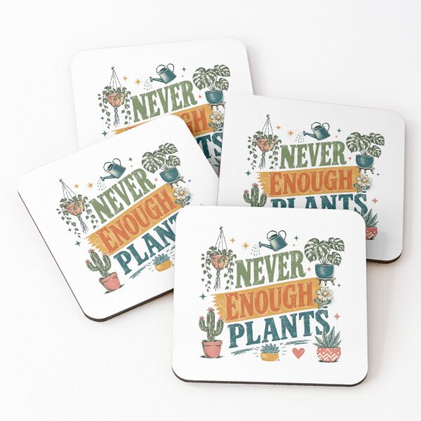 Item preview, Never Enough Plants Plant Lover Gardening Houseplant Enthusiast designed and sold by RetroMini2026.