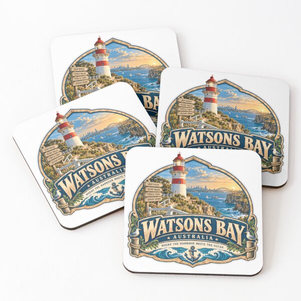 Item preview, Watsons Bay Australia Where The Harbour Meets The Ocean Sydney Lighthouse Travel Souvenir designed and sold by Simsimah26Parks.