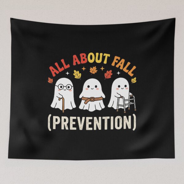 Item preview, Cute Ghost All About Fall Prevention Design designed and sold by OlyvieArt.