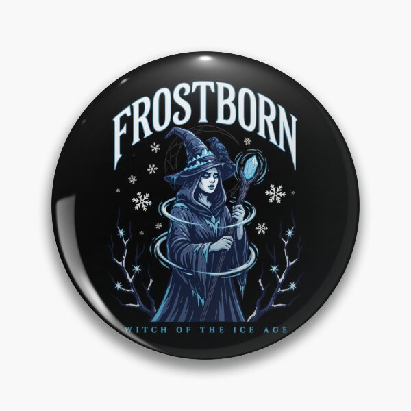 Item preview, Ice Witch Frost and Bone Halloween Design Graphic Tee v12 designed and sold by DarylWelsh2024.