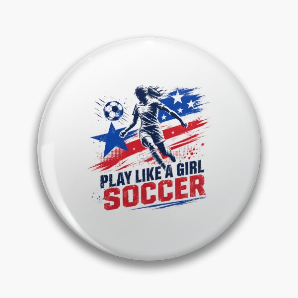 Item preview, Play Like A Girl Soccer Women Player Athlete Empowerment designed and sold by RetroMini2026.