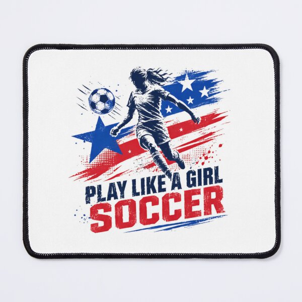 Item preview, Play Like A Girl Soccer Women Player Athlete Empowerment designed and sold by RetroMini2026.