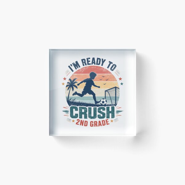 Item preview, I'm Ready To Crush 2nd Grade Soccer Student Back To School Boy designed and sold by JonesFlora2025.