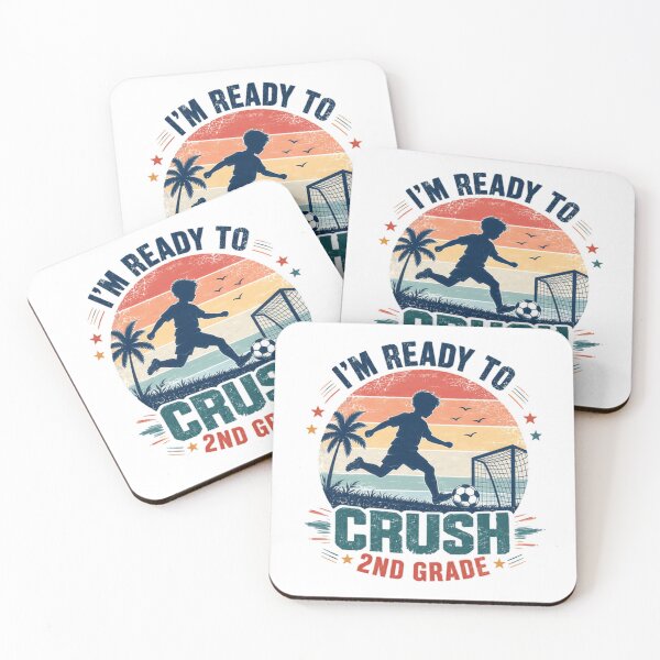 Item preview, I'm Ready To Crush 2nd Grade Soccer Student Back To School Boy designed and sold by JonesFlora2025.