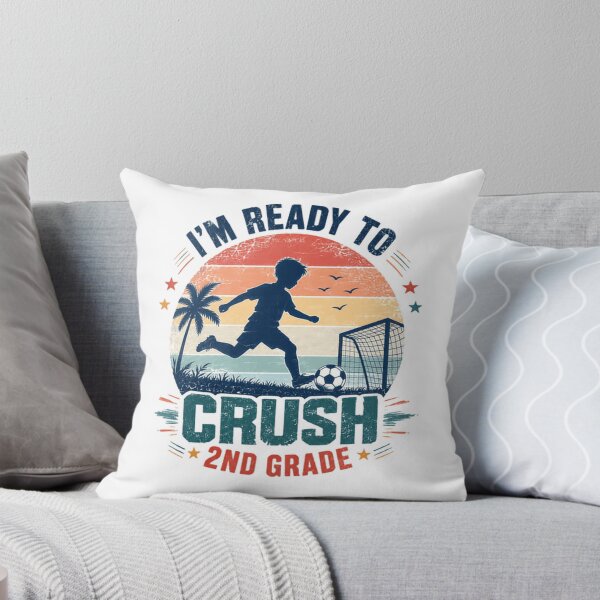 Item preview, I'm Ready To Crush 2nd Grade Soccer Student Back To School Boy designed and sold by JonesFlora2025.
