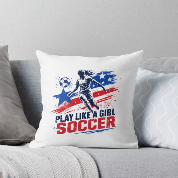 Item preview, Play Like A Girl Soccer Women Player Athlete Empowerment designed and sold by RetroMini2026.