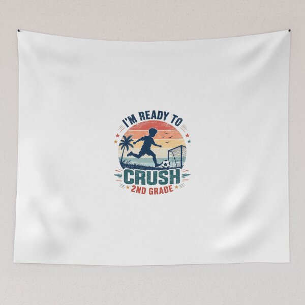 Item preview, I'm Ready To Crush 2nd Grade Soccer Student Back To School Boy designed and sold by JonesFlora2025.