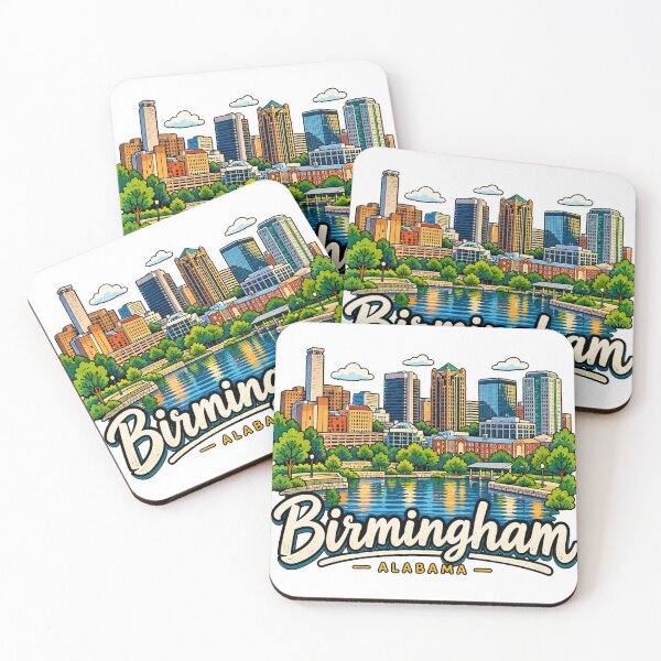 Artikelvorschau, Handgezeichnetes Souvenir aus Birmingham, Alabama – Wahrzeichen-Geschenk entworfen und verkauft von MichaeIRellov.