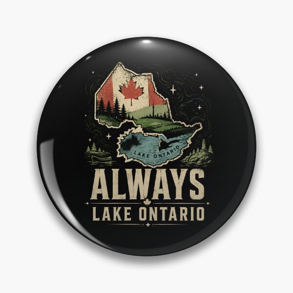 Item preview, Always Lake Ontario Canada Great Lakes Outdoor Adventure Camping Fishing Gift designed and sold by THREE LITTLE BEANS.
