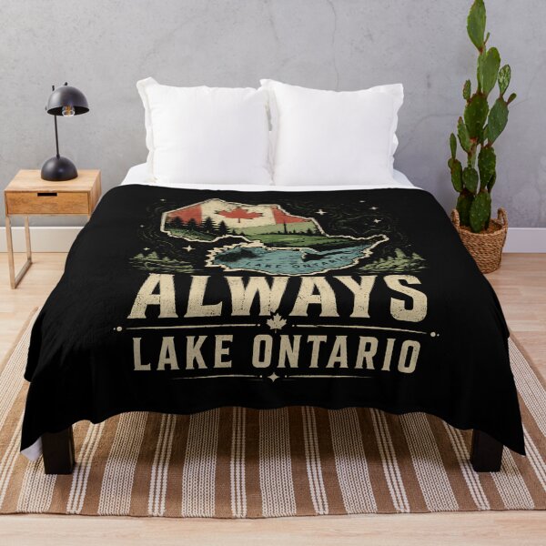 Item preview, Always Lake Ontario Canada Great Lakes Outdoor Adventure Camping Fishing Gift designed and sold by THREE LITTLE BEANS.