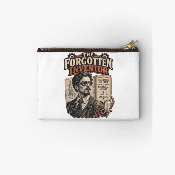 Item preview, The Forgotten Inventor – Vintage Inventor Retro Industrial Design designed and sold by Print-Mingle01.