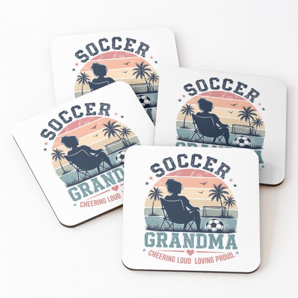 Item preview, Abuela futbolista animando con entusiasmo, cariñosa y orgullosa abuela aficionada a los deportes designed and sold by JonesFlora2025.