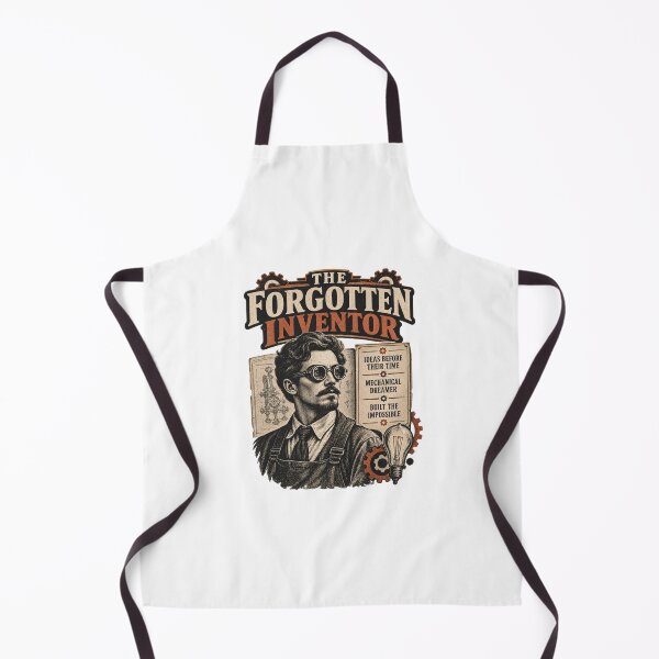 Item preview, The Forgotten Inventor – Vintage Inventor Retro Industrial Design designed and sold by Print-Mingle01.