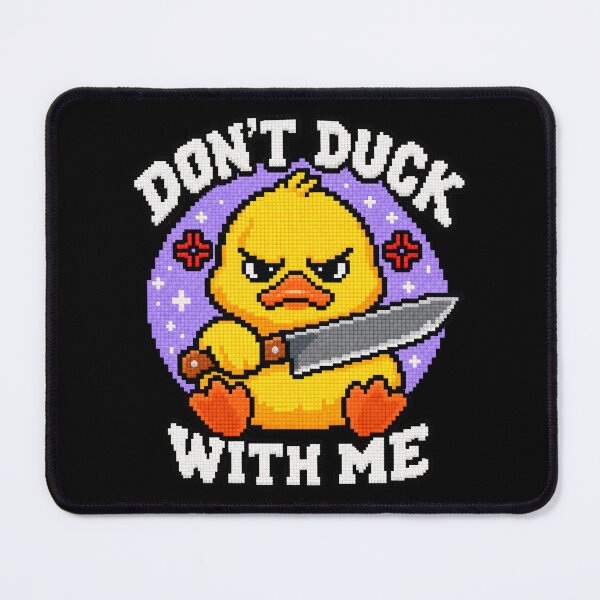 Item preview, Don't Duck With Me Pixel Duck designed and sold by Gabriela Mihai.