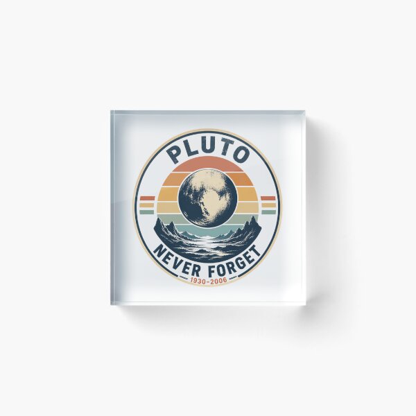Item preview, Pluto Never Forget 1930-2006 Astronomy Planet Lover Space Science designed and sold by JonesFlora2025.