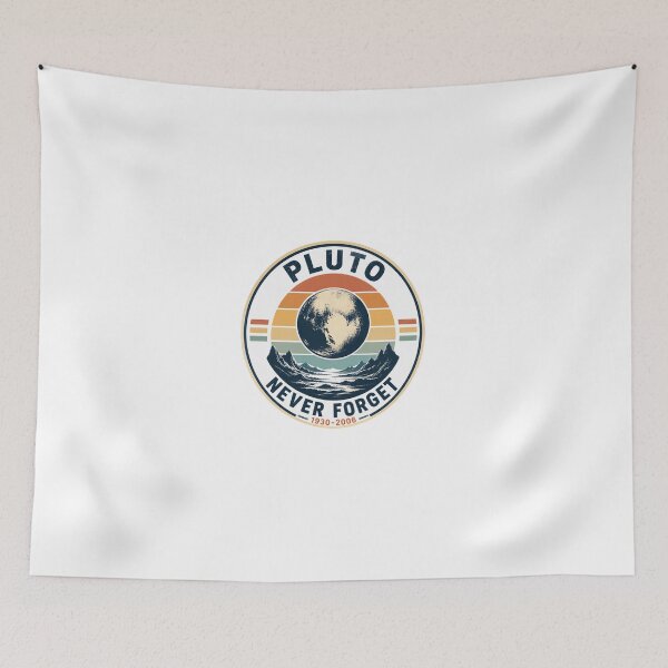 Item preview, Pluto Never Forget 1930-2006 Astronomy Planet Lover Space Science designed and sold by JonesFlora2025.