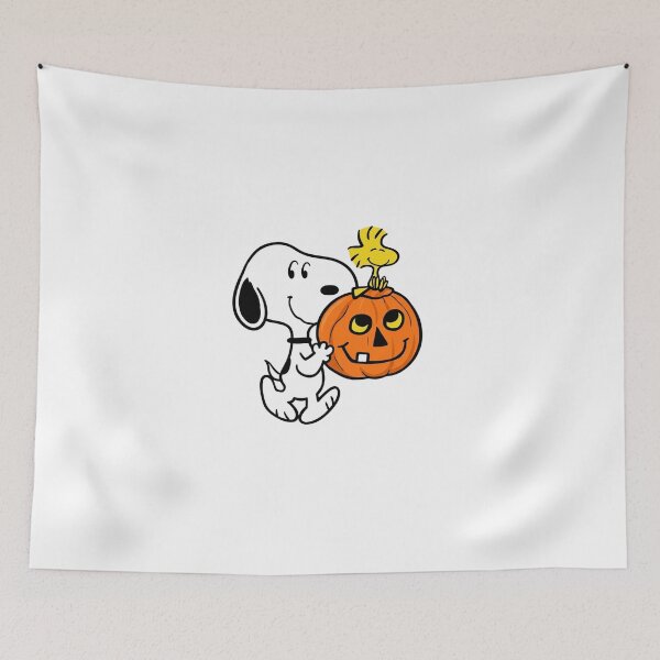 Item preview, Snoopy Holding Halloween Pumpkin designed and sold by NAPIPIPIarts.