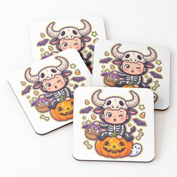 Item preview, Copy of Cute Spooky Little Skeleton Baby with Jack-o'-Lantern Halloween Costume designed and sold by BrainConstip.