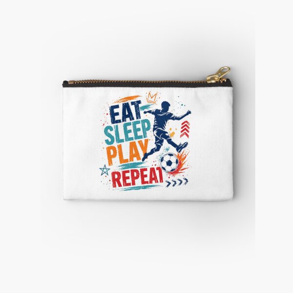 Item preview, Eat Sleep Play Repeat Soccer Player Sport Fan designed and sold by JonesFlora2025.