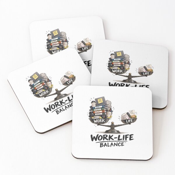 Item preview, Work-Life Balance - Ironic Corporate Satire designed and sold by VandEsta.