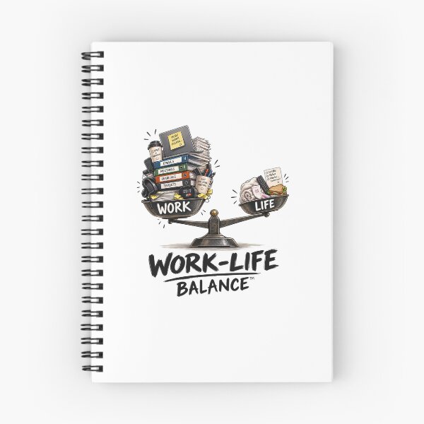 Item preview, Work-Life Balance - Ironic Corporate Satire designed and sold by VandEsta.
