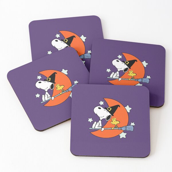 Item preview, Snoopy Witch Flying Broom Halloween designed and sold by NAPIPIPIarts.