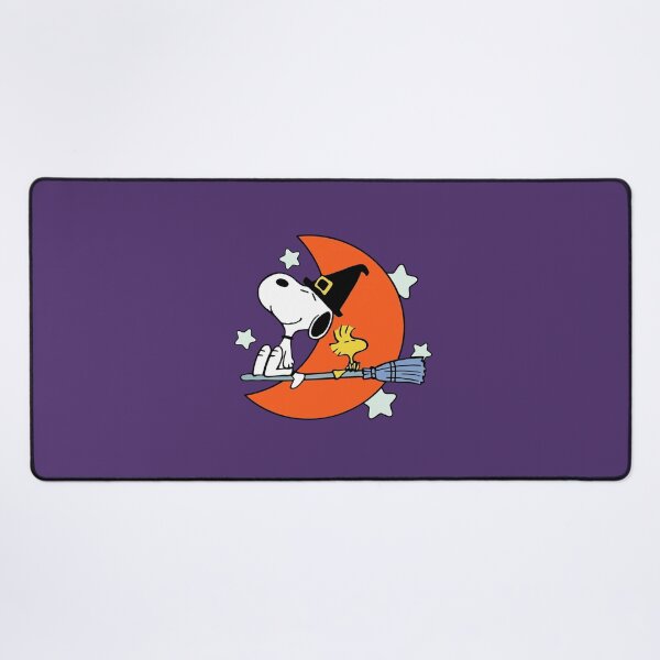 Item preview, Snoopy Witch Flying Broom Halloween designed and sold by NAPIPIPIarts.