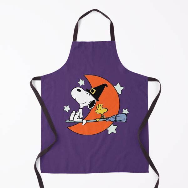 Item preview, Snoopy Witch Flying Broom Halloween designed and sold by NAPIPIPIarts.