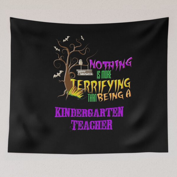 Item preview, Funny Kindergarten Teacher Halloween Design Scary Students designed and sold by cgocgy.