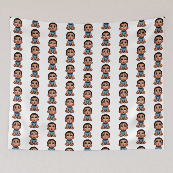 Item preview, Brown Baby Boy Looking Up: Tender Eyes Collection  designed and sold by EscapeArtist13.