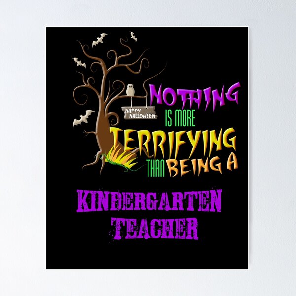 Item preview, Funny Kindergarten Teacher Halloween Design Scary Students designed and sold by cgocgy.