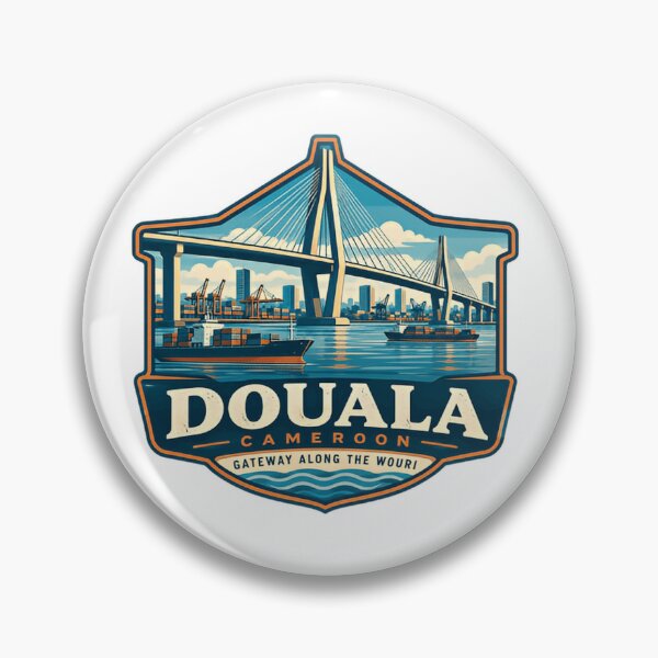 Item preview, Douala Cameroon Gateway Along The Wouri African City Travel Souvenir designed and sold by Simsimah26Parks.