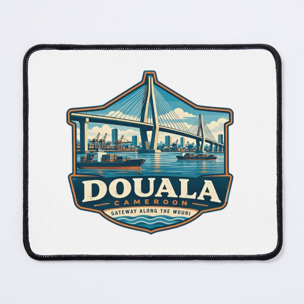 Item preview, Douala Cameroon Gateway Along The Wouri African City Travel Souvenir designed and sold by Simsimah26Parks.