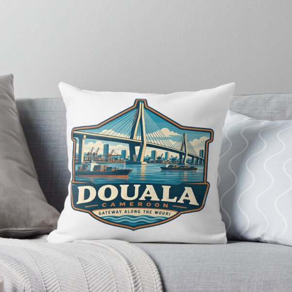 Item preview, Douala Cameroon Gateway Along The Wouri African City Travel Souvenir designed and sold by Simsimah26Parks.