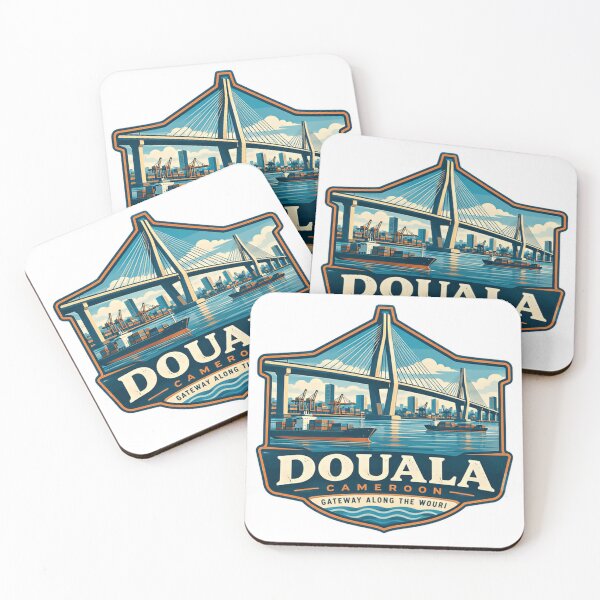 Item preview, Douala Cameroon Gateway Along The Wouri African City Travel Souvenir designed and sold by Simsimah26Parks.