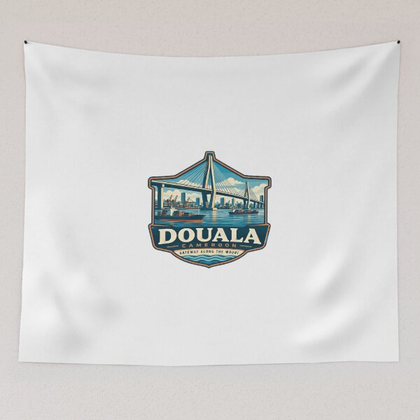 Item preview, Douala Cameroon Gateway Along The Wouri African City Travel Souvenir designed and sold by Simsimah26Parks.