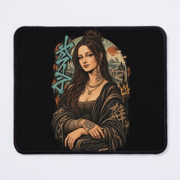 Item preview, Graffiti Renaissance Mona Lisa designed and sold by Gabriela Mihai.