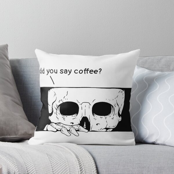 Item preview, Did You Say Coffee? – Spooky Skull Coffee Design designed and sold by aleajsstuff.
