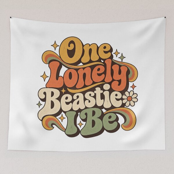 Item preview, One Lonely Beastie I Be, Hip Hop Art designed and sold by graphic-genie.