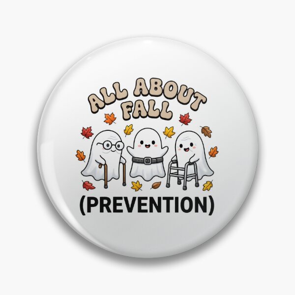 Item preview, Cute Ghosts All About Fall Prevention Funny Autumn Design designed and sold by OlyvieArt.