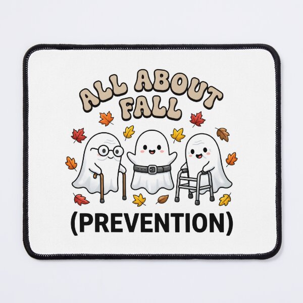 Item preview, Cute Ghosts All About Fall Prevention Funny Autumn Design designed and sold by OlyvieArt.