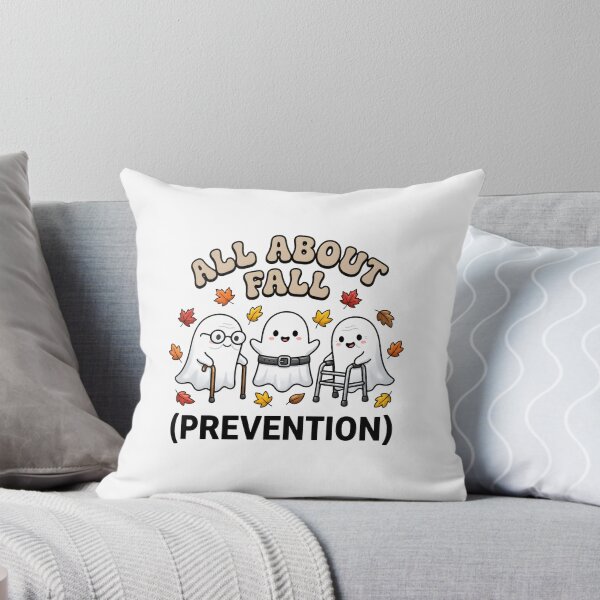 Item preview, Cute Ghosts All About Fall Prevention Funny Autumn Design designed and sold by OlyvieArt.