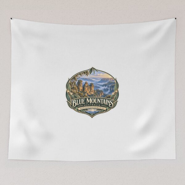 Item preview, Blue Mountains Australia Where Eucalyptus Meets The Sky Australian Travel Landscape designed and sold by Simsimah26Parks.