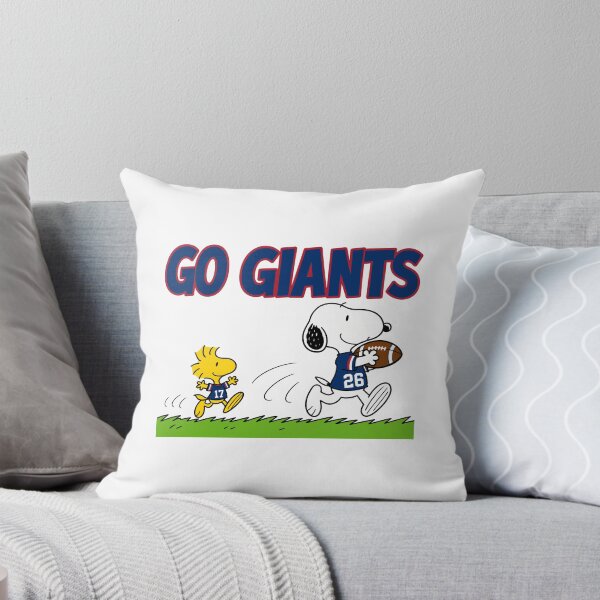 Item preview, Snoopy & Woodstock New York Giants Football Retro F446 designed and sold by GLUVY-THEME.