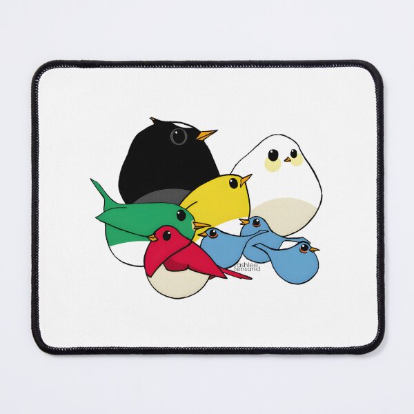Item preview, Cute Calm Bird Illustration with Soft Colors and Playful Expression designed and sold by squishymonkeys.