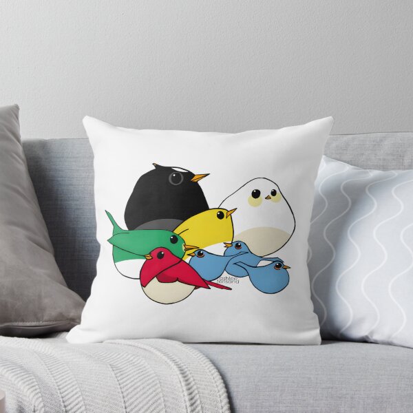 Item preview, Cute Calm Bird Illustration with Soft Colors and Playful Expression designed and sold by squishymonkeys.